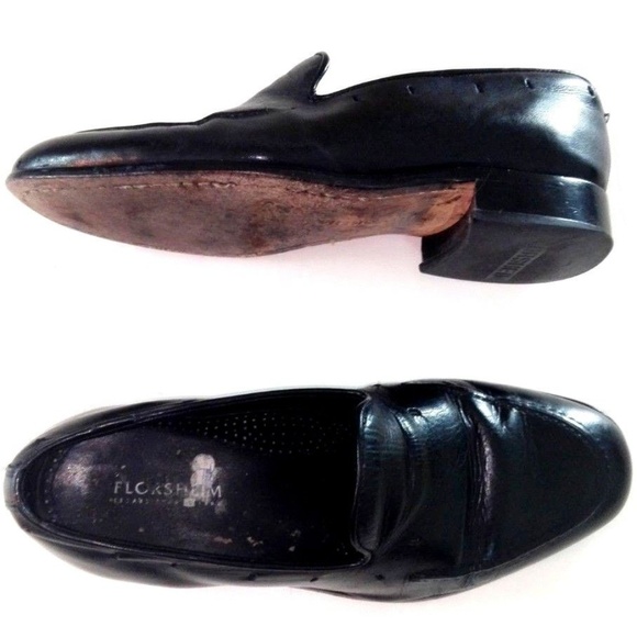 florsheim black loafers